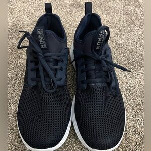 MENS SKECHERS PERFORMANCE GO RUN FAST NAVY BLUE SNEAKERS SHOES SIZE 10.5